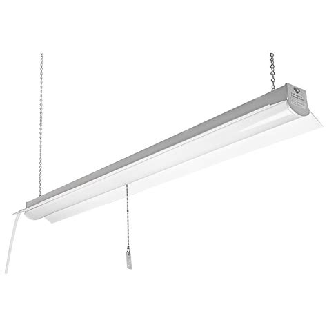 Commercial Electric 4 Ft Brightcool White Integrated Led Linkable