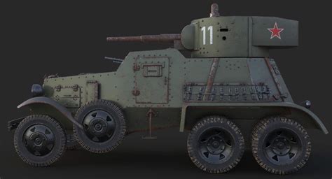 Ba 6 Armored Ca R V Ray 3d Model By Mak21