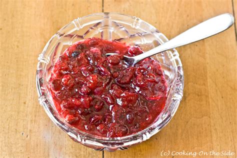Stir in the cranberries and cook until the cranberries start to pop (about 10 minutes). Recipe: Cranberry Sauce | Cooking On the Side