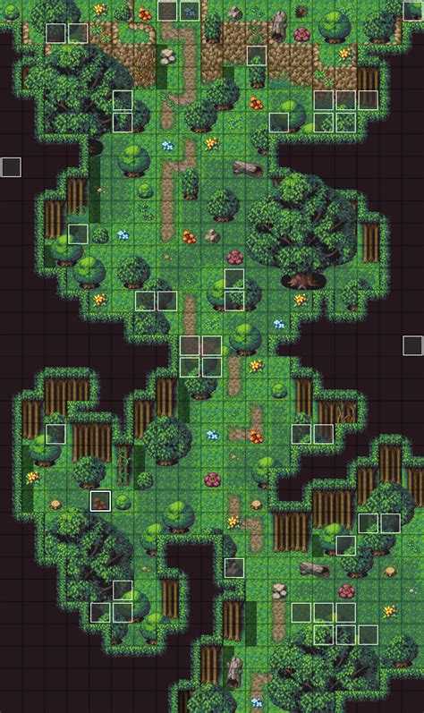 Maker Game Rpg Maker 2d Rpg Wind Map Pixel Art Landscape Forest