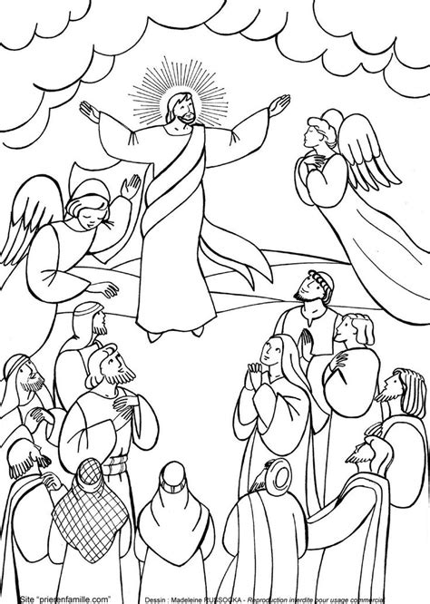 Ascension Day Coloring Pages