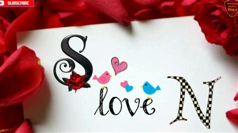 Wallpaper s love name wallpapers desktop background circle. N And S Letter Whatsapp Status - S Love N Name (#1578001) - HD Wallpaper & Backgrounds Download