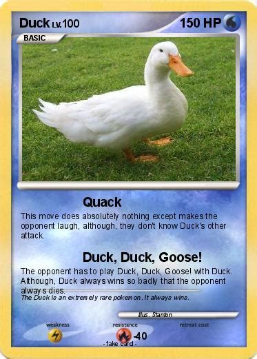 Pokémon Duck 33 33 Quack My Pokemon Card