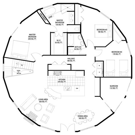 Floorplan Gallery Round Floorplans Custom Floorplans Round House