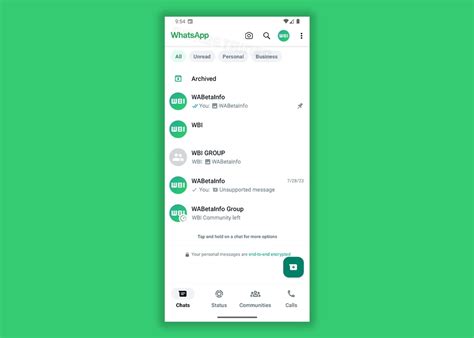 La Nueva Interfaz De Whatsapp Al Descubierto En La Beta Para Android
