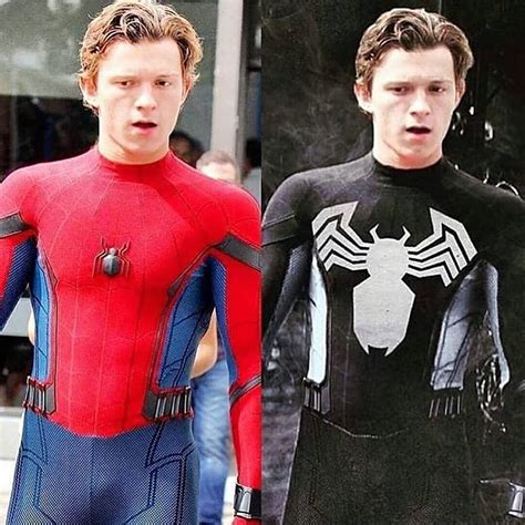 Pin By Spider Man Tom Holland On Avengersmarvel Spiderman Black Suit