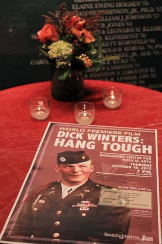 Film Dick Winters Hang Tough Debuts At Franklin And Marshall College Entertainment