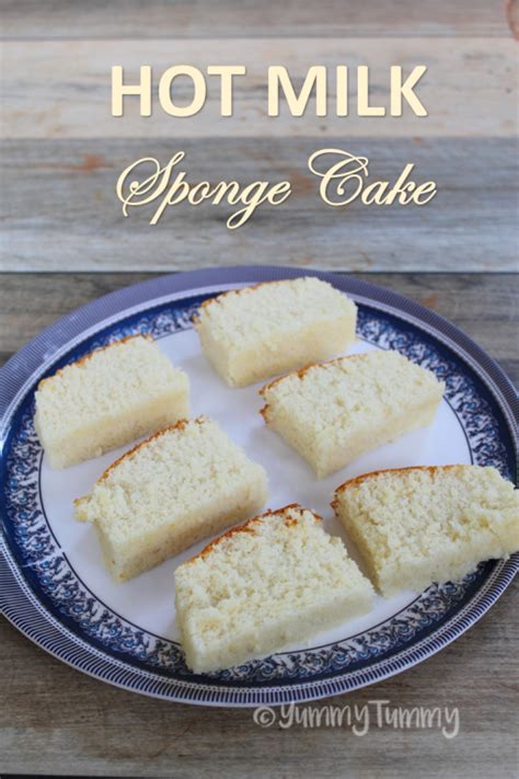 Hot Milk Sponge Cake Recipe Vanilla Hot Milk Cake Recipe