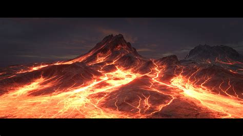 Artstation Lava Flows