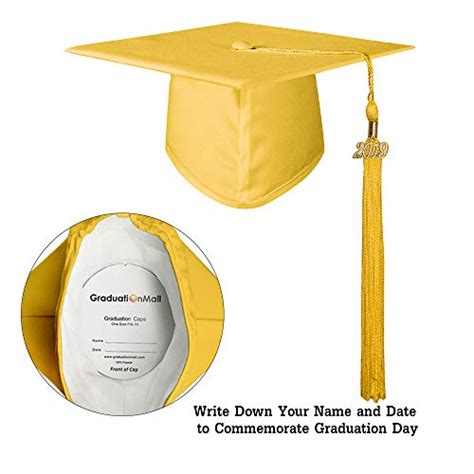 Graduationmall Graduation Gown Cap Set Matte Robe For High School And