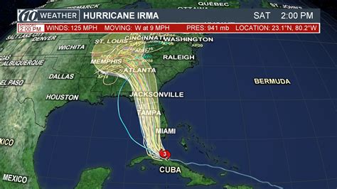 National Hurricane Center Irma Extremely Dangerous Ahead Of Florida