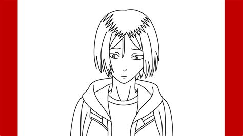How To Draw Kenma Kozume From Haikyuu To The Top Step By Step Drawing