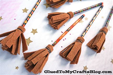 Witch Broom Pencil Party Favors