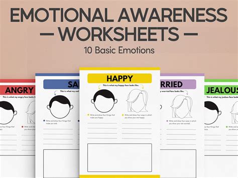 Emotional Awareness Worksheets Social And Emotional Learning Worksheets