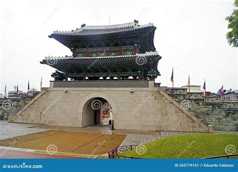 Jinju Castle South Gyeongsang South Korea Stock Image Image Of