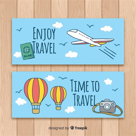 Free Vector Travel Banners