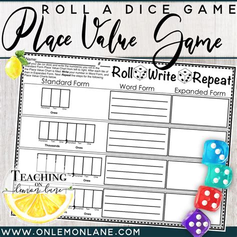 Fun Ideas For Teaching Place Value In 5th Grade 4th Middle School Etc