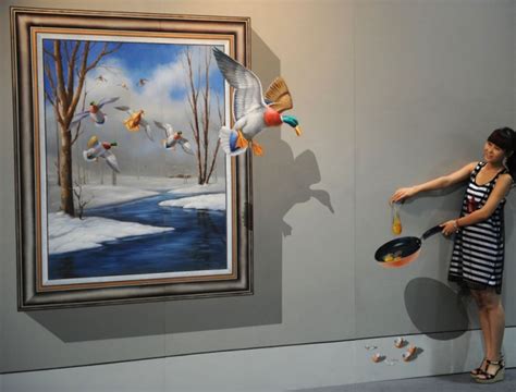 35 Awesome 3d Interactive Paintings Magic Art Works At Special Exhibition