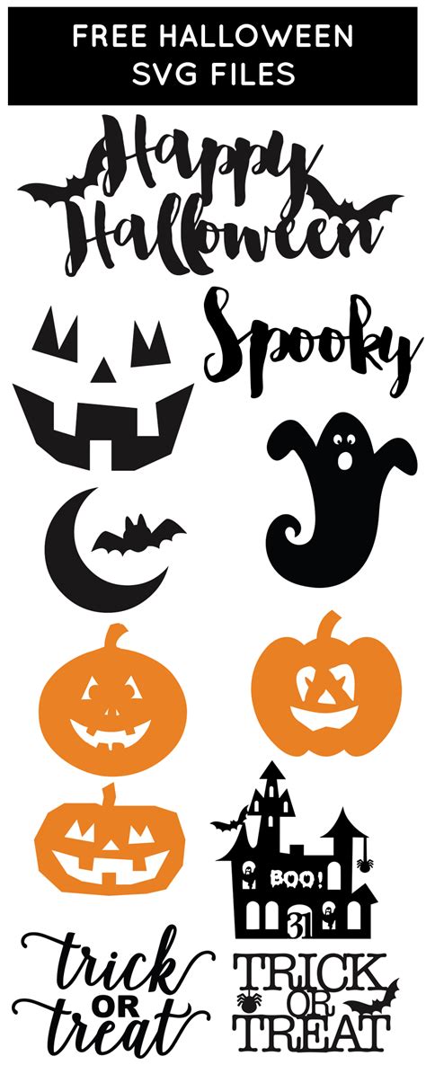 Free Halloween Svg Files From Chicfetti Cricut Halloween Halloween