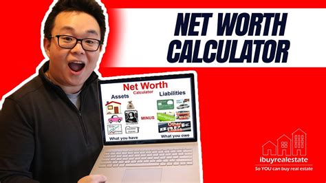 The figures are not guaranteed, as they are based on assumptions that are. Net Worth Calculator Real Estate - YouTube