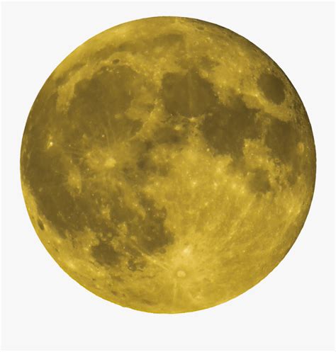 Yellow Moon Png Yellow Full Moon Png Free Transparent Clipart
