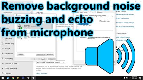 How To Remove Background Noise From Microphone Remove Buzzing Noise
