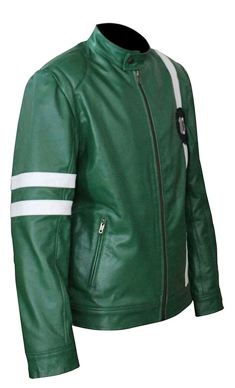 Ben 10 Green Alien Swarm Leather Jacket Jackets Maker