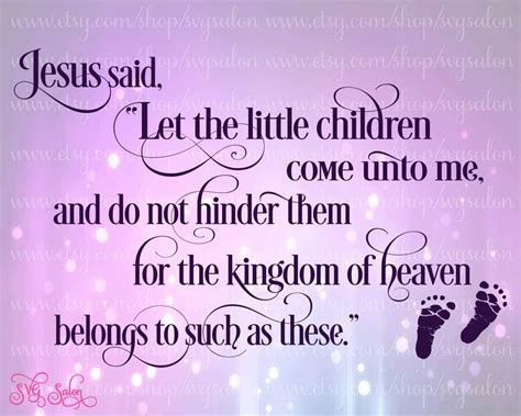 Matthew 1914 Bible Verse Let The Little Children Come By Svgsalon