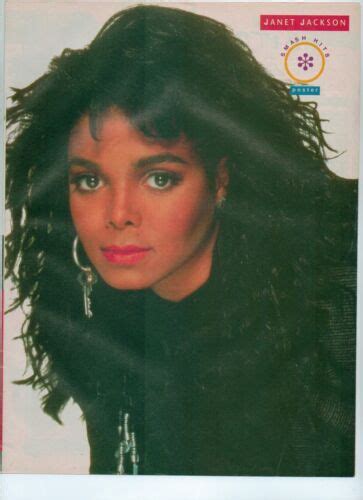 Janet Jackson Key Earring Magazine Photo Pin Up Poster 11x8 Ebay