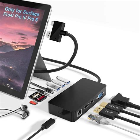 Surface Pro Dock For Surface Pro Hub Docking Station With Hdmi