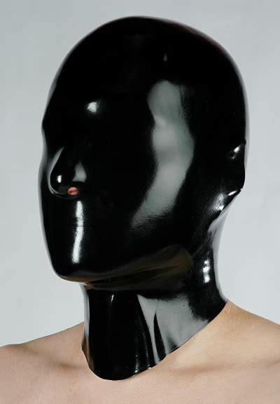 Latex Mask Anatomically Shaped