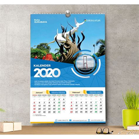 Jual Kalender 2023 Dinding Gantung Custom Free Design Kpop Foto