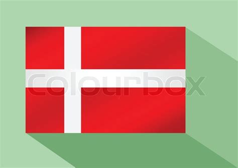 Denmark Flag Stock Vector Colourbox