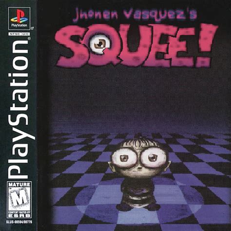 Jhonen Vasquez's SQUEE PlayStation Box Art Cover by ifeelsick