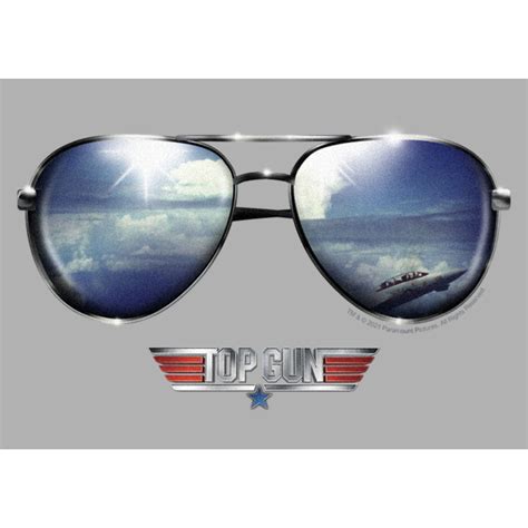 Boys Top Gun Aviator Sunglasses Reflection Logo Graphic Tee