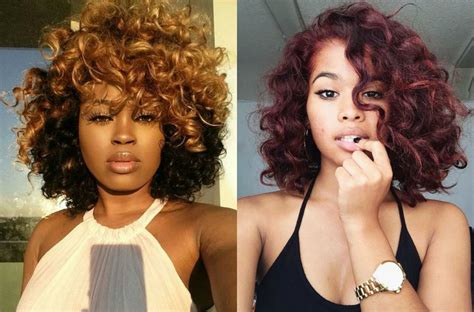 Graduated black bob with ringlets. Black Women Bob Hairstyles To Consider Today | Hairdrome.com