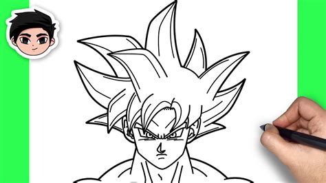 How To Draw Goku Ultra Instinct Dragon Ball Super Easy Step By Step