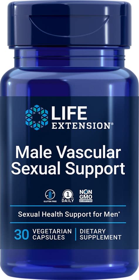 Life Extension Male Vascular Sexual Support 30 Vegetarian Capsules Vitacost