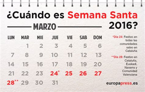 Calendario Cuando Es Semana Santa Fechas De Nacimiento Imagesee