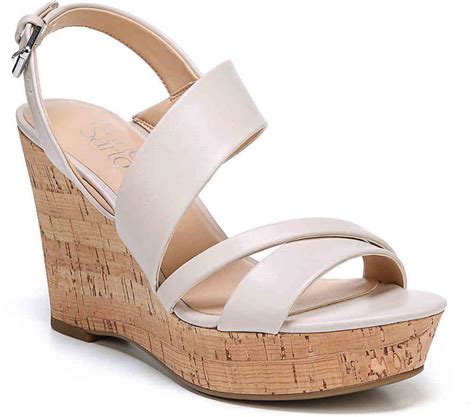 Franco Sarto Womens Seneca Wedge Sandal Cork Wedges Sandals Wedge