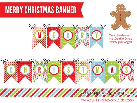 Merry Christmas Banner Free Printable Free For Commercial Use High Quality