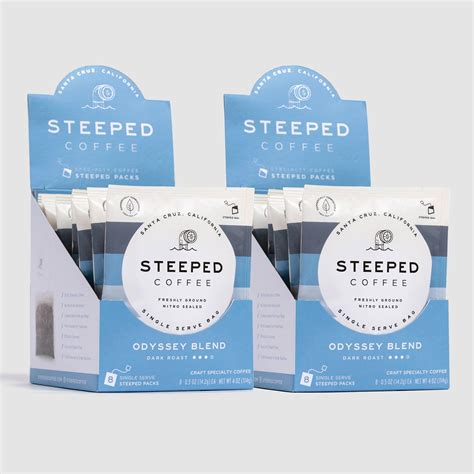 Steeped Coffee | Odyssey Blend Dark Roast | Steeped Brewing Method