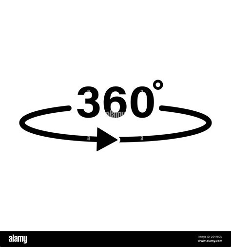 360 Degree Rotate Rotate Icon Vector For Graphic Design Logo Web Site