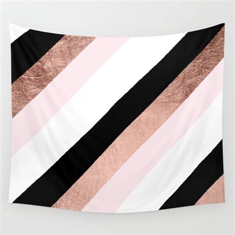 Replicate these color schemes in your room! Buy Modern trendy black blush pink rose gold geometric ...