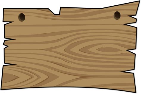 Wood Board Clipart