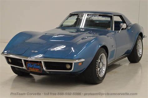 1969 Lemans Blue Corvette Convertible 427 400hp For Sale Chevrolet