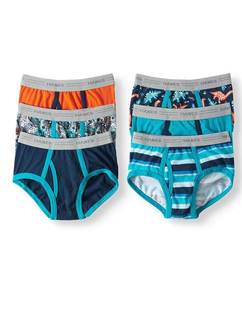 Hanes Hanes Ecosmart Tagless Brief Underwear 6 Pack Toddler Boys