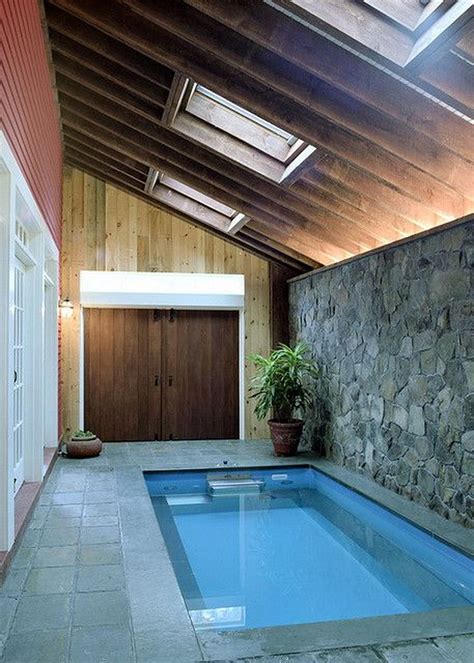 Having a pool can also increase the value of your home, because the property becomes more attractive to potential buyers if your house has a pool. 36 Amazing Small Indoor Swimming Pool Design Ideas | Small indoor pool, Indoor swimming pool ...