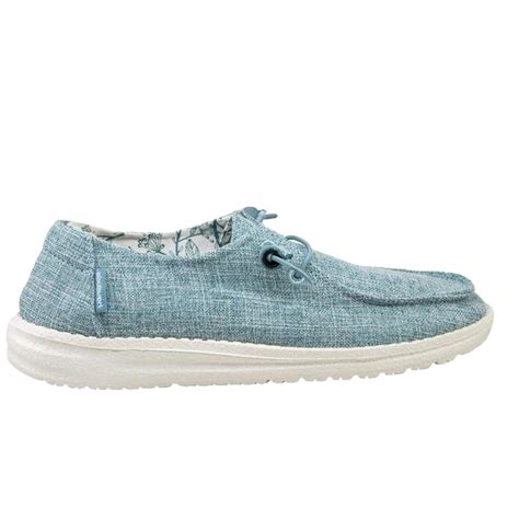 Buy dude shoes for women and get the best deals at the lowest prices on ebay! Hey Dude Wendy Linen Sky Blue Women's Shoes