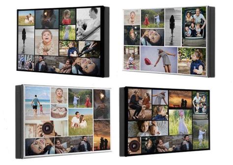Personalised Wall Canvas Collage Style Canvas Custom Print Photo